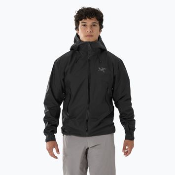 Herren Arc'teryx Beta SL Regenjacke schwarz