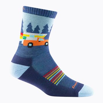 Socken Trekking Kinder Darn Tough Van Wild Micro Crew denim
