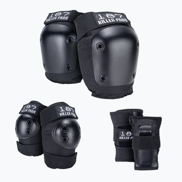 Protektorenset 187 Killerpads Six Pack schwarz