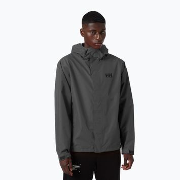 Herren Helly Hansen Seven J Ebenholz Regenjacke 62047_980