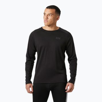 Herren Thermoaktivshirt Helly Hansen Lifa Active Stripe Crew schwarz