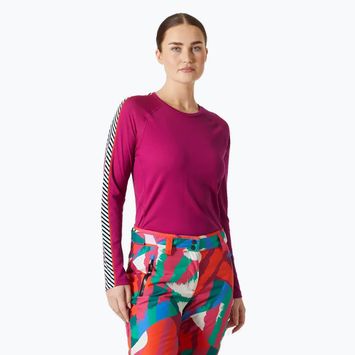 Helly Hansen Lifa Active Stripe Crew magenta 2.0 Damen Thermo-Langarmshirt