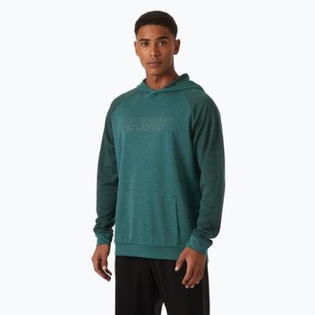 Herren Helly Hansen Lifa Tech Lite Kapuzenpullover dark creek