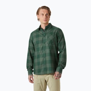 Hemd Herren Helly Hansen Aker Flannel LS jungle green buffalo plaid
