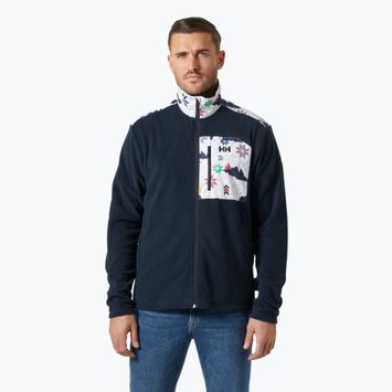 Herren Helly Hansen Daybreaker Block Sweatshirt navy cortina aop