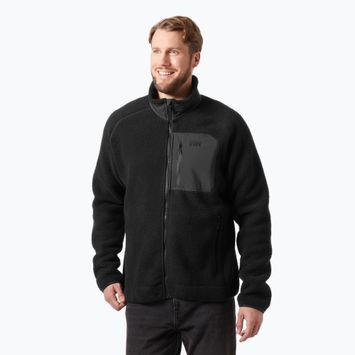 Herren Helly Hansen Panorama Pile Block Sweatshirt schwarz