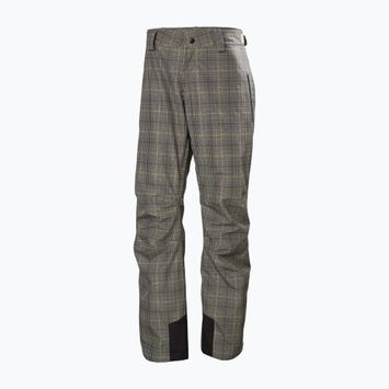 Herren Skihose Helly Hansen Legendary Insulated pebble broxburn plaid aop
