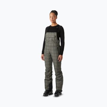 Damen Skihose Helly Hansen Legendary Insulated Bib pebble broxburn plaid aop