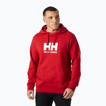 Herrenpullover Helly Hansen HH Logo Hoodie red
