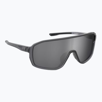 Under Armour Gameday/G S3 kristallgrau/silberne oleophobe Herren-Sonnenbrille
