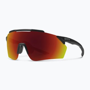 Sonnenbrille Smith Ruckus matte black/chromapop red mirror