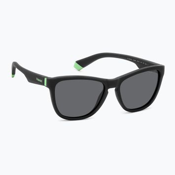 Polaroid PLD 8056/S mattschwarz/grau polarisierte Kindersonnenbrille