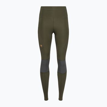 Damen-Trekkinghose Fjällräven Abisko Trekking Tights Pro deep forest