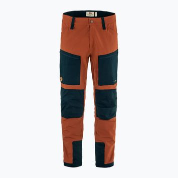 Trekkinghose Herren Fjällräven Keb Agile autumn leaf/ dark navy