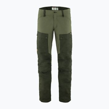 Damen-Trekkinghose Fjällräven Keb deep forest/laurel green