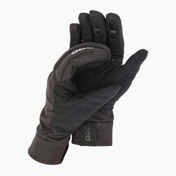 Radfahrer-Handschuhe POC Essential Softshell Glove uranium black
