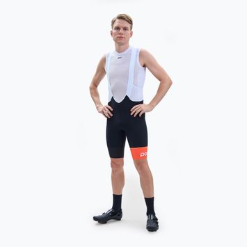 Radhosen für Männer POC Essential Road VPDs Bib Shorts uranium black/hydrogen white