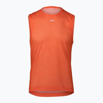 Fahrrad Tank Top Herren POC Air Indoor Vest zink orange