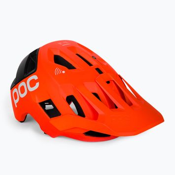 Fahrradhelm POC Kortal Race MIPS fluorescent orange/uranium/black matt