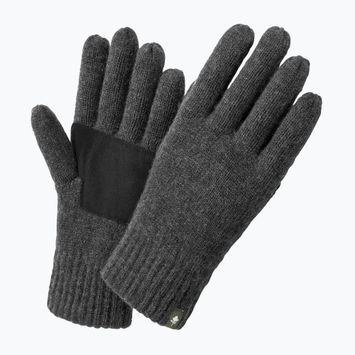 Trekking Handschuhe Damen Pinewood Knitted Wool d.anthracite mel
