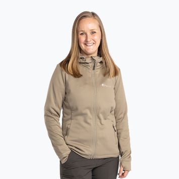 Damen-Trekking-Sweatshirt Pinewood Finnveden Hoodie mid khaki