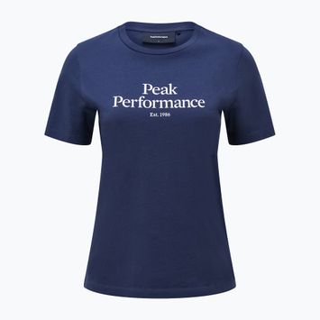 Peak Performance Original Damen-T-Shirt blau shadow
