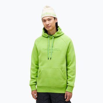 Sweatshrit Hoodie Herren Peak Performance Original Hood stand out green