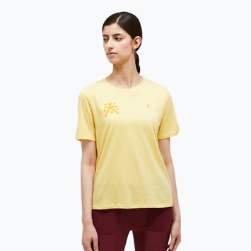 Women's Peak Performance Explore Grafik-T-Shirt mellow yellow