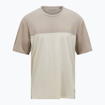 Herren Peak Performance Trail Wool Blend T-Shirt avid beige/sand fog