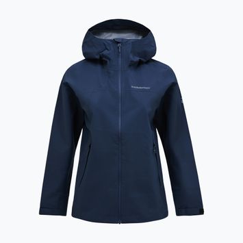 Women's Peak Performance Trail Hipe Shell Jacke blau Schatten