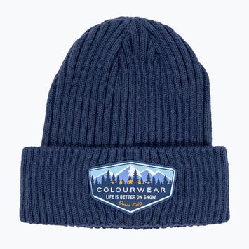 Wintermütze Colourwear Bonk Badge navy