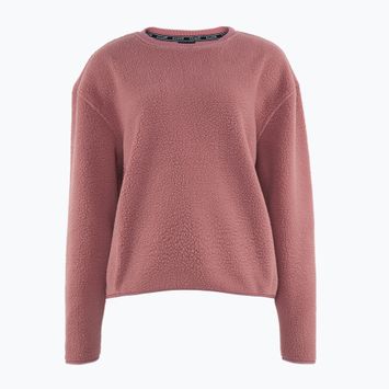 Women's Colourwear Snug Pile Crew Sweatshirt dk rose