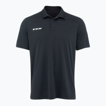 CCM Polo SR Herren-T-Shirt schwarz