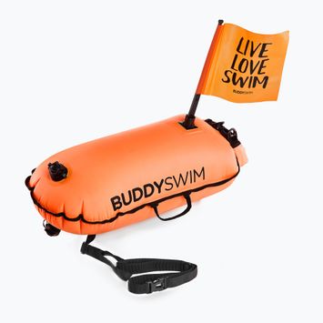 Rettungsboje BuddySwim Dry Bag with Flag 28 l orange