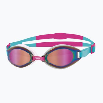 Zoggs Endura Mirror Schwimmbrille aqua/pink/mirrored multi