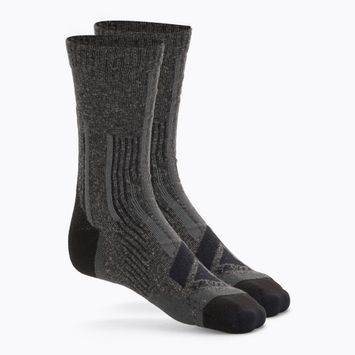 X-Socks Hike Perform Merino Crew Trekkingsocken schwarz/kohl