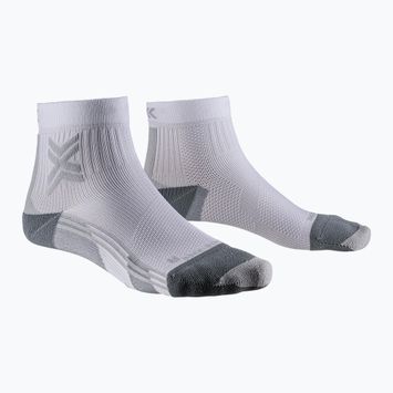 Women's X-Socks Run Discover Ankle Laufsocken arktisch weiß/perlgrau