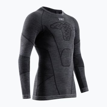 Thermo-Longsleeve Herren X-Bionic Symbio Merino Shirt rhino grey