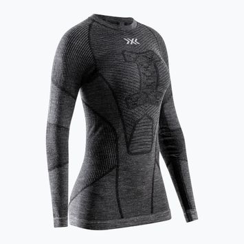 Thermo-Longsleeve Damen X-Bionic Symbio Merino Shirt rhino grey