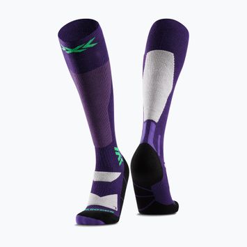 Snowboardsocken X-Socks Snowboard Discover Otc deep purple/light sand