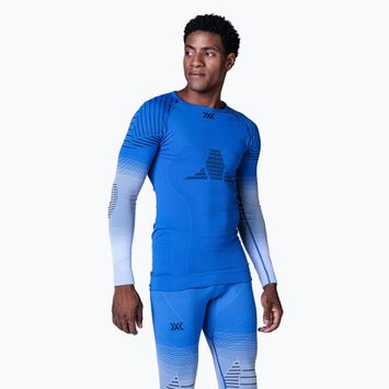 Men's X-Bionic Invent Fx Shirt blütenblau/hellgrau thermoaktiv Longsleeve