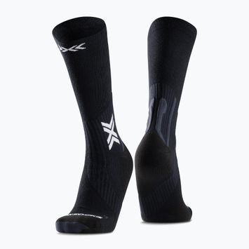 X-Socks Run Perform Warm Crew x schwarz/hellgrau Socken