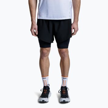 Men's X-Bionic Efektor 2in1 Laufshorts x schwarz/x schwarz