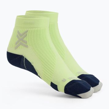 Men's X-Socks Run Perform Knöchelsocken neolime/x schwarz