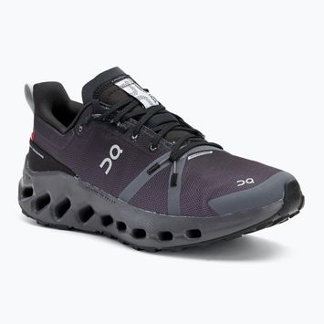 Damen Laufschuhe On Cloudsurfer Trail Waterproof schwarz/eclipse