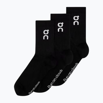 Socken On Running Logo High 3 Paar black