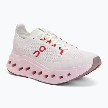 Damen-Laufschuhe On Cloudsurfer Max ivory/peony