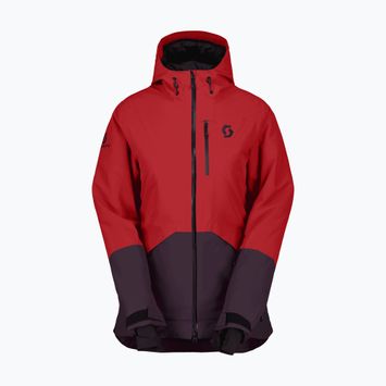 Skijacke Damen SCOTT Ultimate Dryo Ripstop power red/rich purple