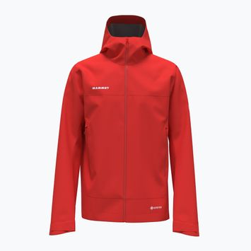 Herren Mammut Crater Light HS Hooded Regenjacke rot