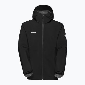 Herren Mammut Linard Light HS Regenjacke mit Kapuze schwarz